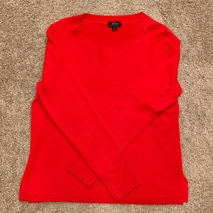 J Crew Cashmere Crewneck Sweater Sz Med